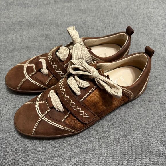 Christian Dior Vintage Brown Suede Sneakers size 38 - Picture 2 of 9